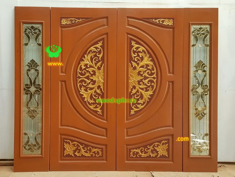 ประตูไม้สัก ประตูไม้สักแพร่-BB99 80-200cm.