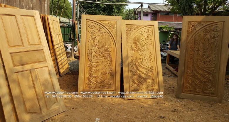 Wood Grade - ตัวอย่างประตูไม้สักเก่า สั่งทำตามขนาดพิเศษ -BB02